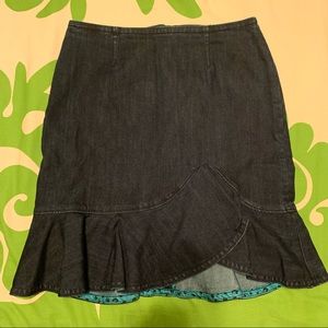 Denim skirt